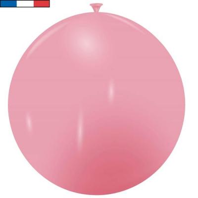 Ballon geant latex naturel rose gold 100cm