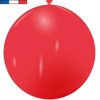 Ballon français géant rouge en latex 1m (x1) REF/3185C