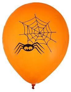 Ballon Halloween araignée rigolote (x8) REF/70343
