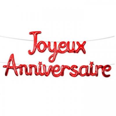 Ballon rouge en latex pour fête anniversaire REF/BAL00R