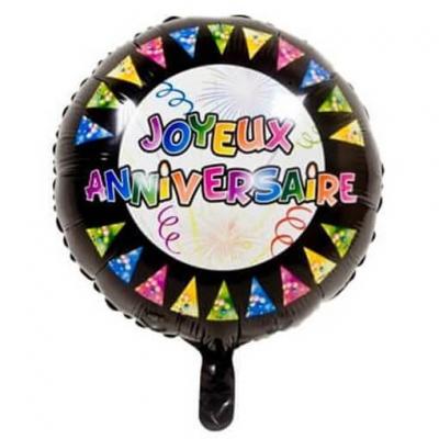 Ballon joyeux anniversaire (x1) REF/BA3007