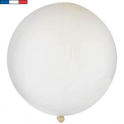 Ballon cristal géant transparent en latex de 1m de fabrication française (x1) REF/3284C