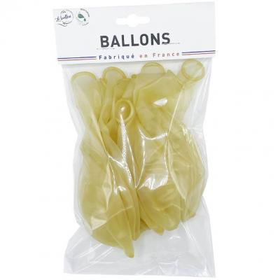 Ballon latex cristal transparent 40cm