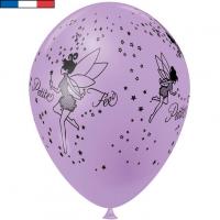 Ballon latex fee de fabrication francaise lilas