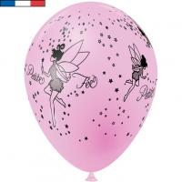 Ballon latex fee de fabrication francaise rose