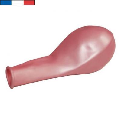Ballon latex francais 30cm rose gold metallique