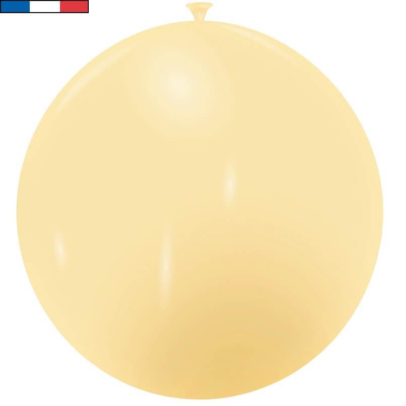 Ballon latex naturel biodegradable fabrication francaise creme ivoire 40cm 50cm