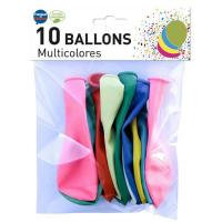 Ballon latex naturel francais multicolore