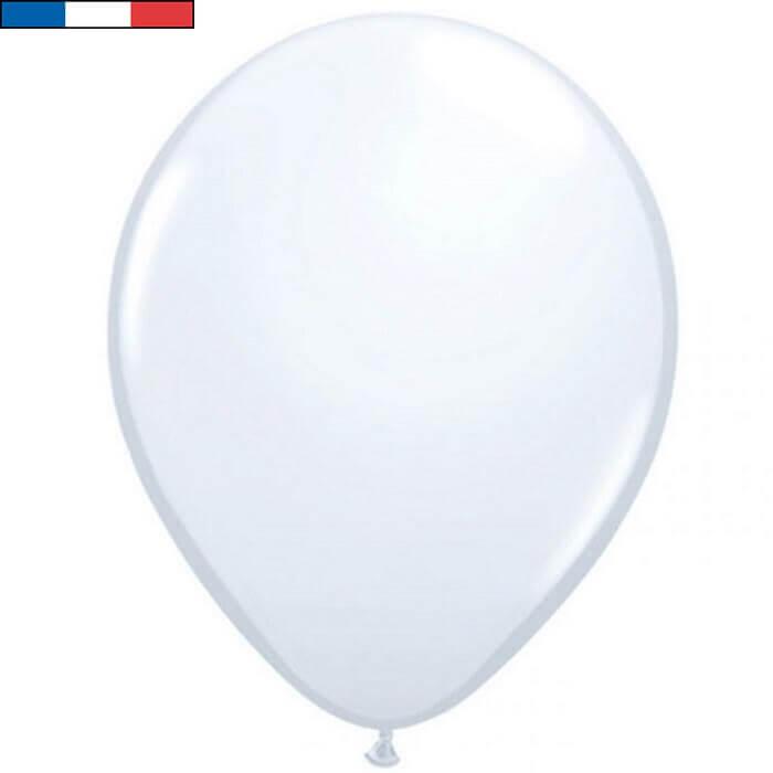 Ballon latex opaque 15cm fabrication france blanc