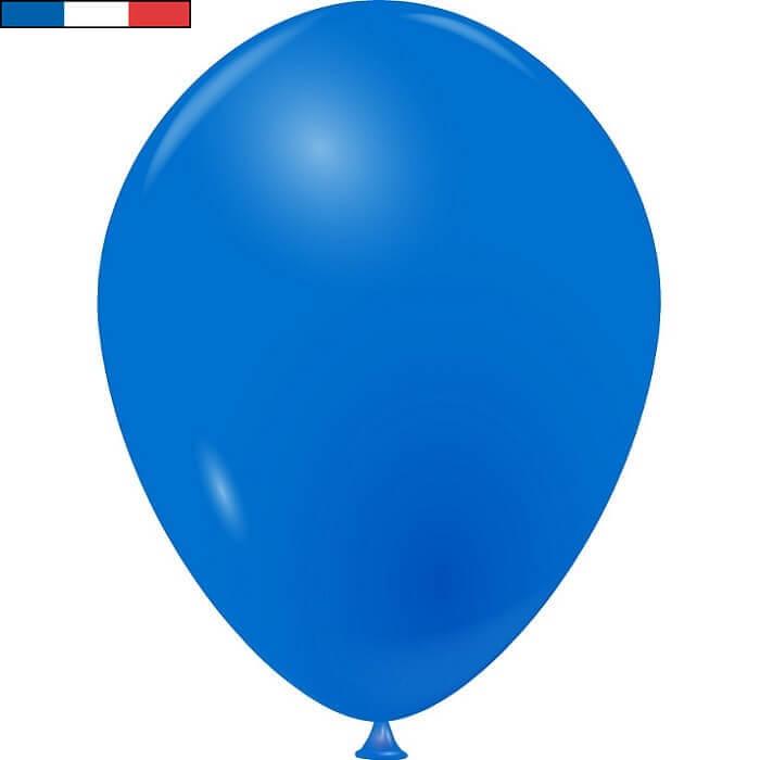 Ballon français naissance opaque en latex bleu pâle R/43655