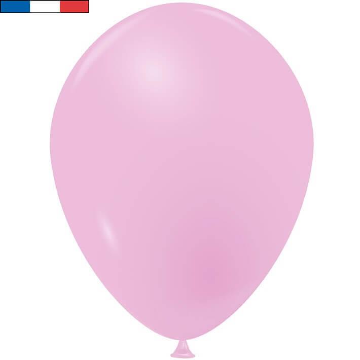 Ballon latex opaque 15cm fabrication france rose