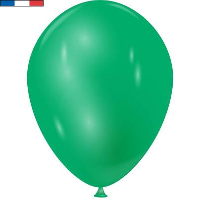 Ballon aspect métallisé nacré vert en latex de 15 cm (x100) REF/1426 Fabrication France