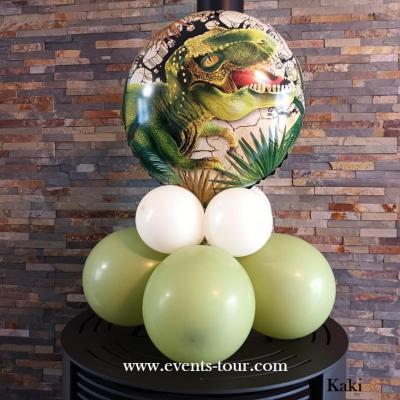 100 ballons latex fabrication francaise vert olive 25cm