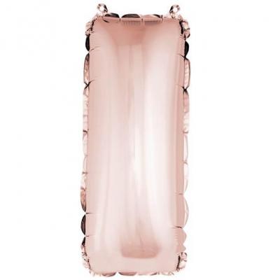 Ballon lettre i rose gold en aluminium 36cm