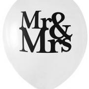 Ballon mariage: Mr & Mrs (x8) REF/4829