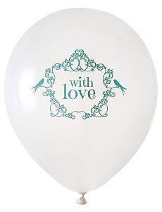 Ballon mariage: Vintage mint (x8) REF/4828