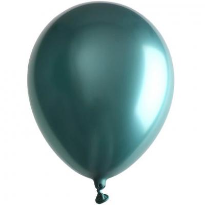 Decoration ballon metallise 30cm latex vert olive sauge