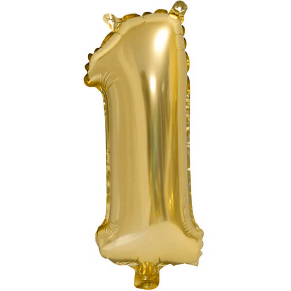 Ballon métallique doré or avec lettres ANS REF/BALMORL