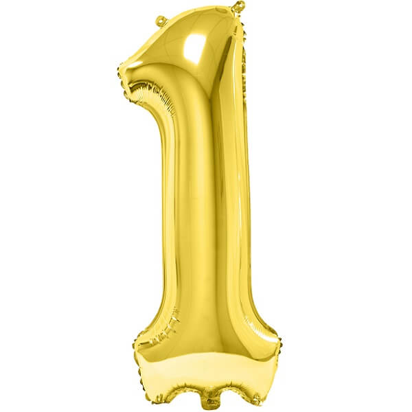 Ballon chiffre géant 1m couleur crème - Décoration anniversaire