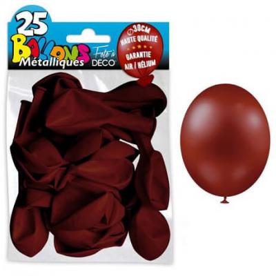 Ballon metallique chocolat