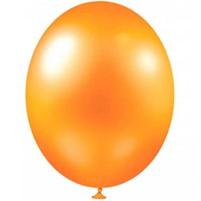Ballon metallique corail en latex de 30cm