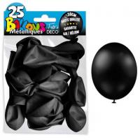 Ballon metallique noir