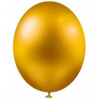 Ballon metallique or en latex de 30cm