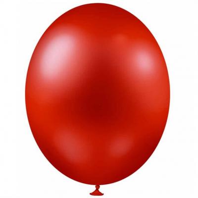 Ballon métallique rouge, 30cm (x25) REF/BALC07