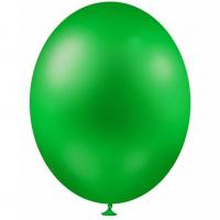 Ballon metallique vert fonce en latex de 30cm