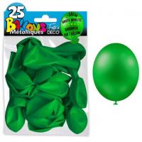 Ballon metallique vert