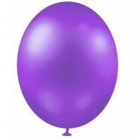 Ballon metallique violet clair en latex de 30cm