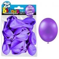 Ballon metallique violet clair