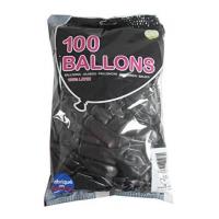 Ballon opaque francais noir en latex