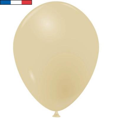 Ballon opaque latex fabrication francaise beige 25cm