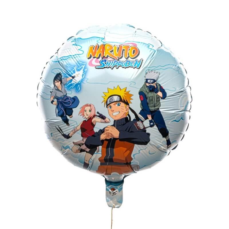 Ballon rond aluminium naruto 43cm