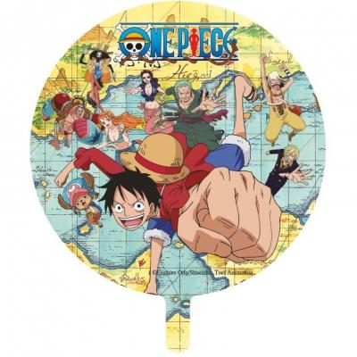 12821 ballon aluminium fete anniversaire mylar rond one piece