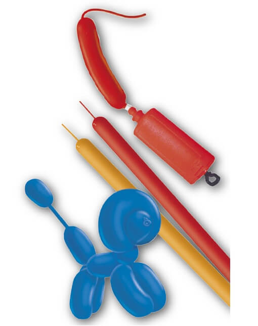 Ballon saucisse a modeler avec pompe