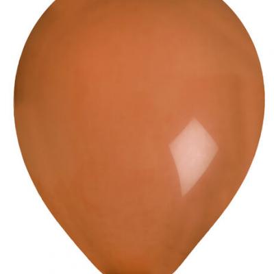 Ballon uni chocolat (x8) REF/4441