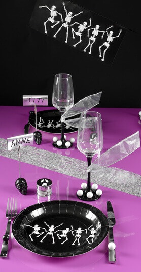 Banderole squelette halloween 1