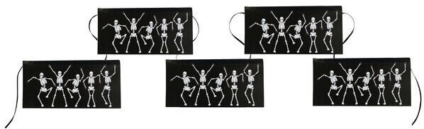 Banderole squelette halloween