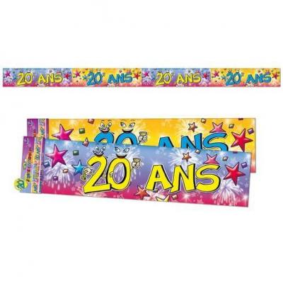 Bannière anniversaire: 20ans (x1) REF/BAN03