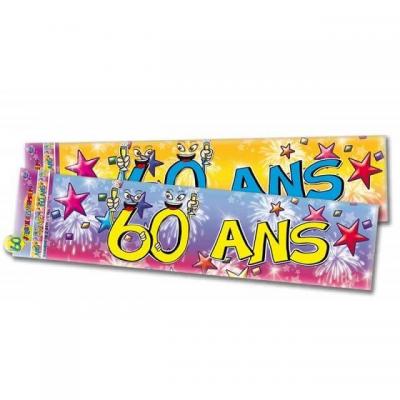 Bannière anniversaire: 60ans (x1) REF/BAN07