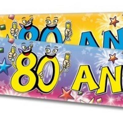 Banniere anniversaire 80 ans
