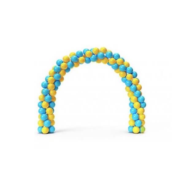 Barg decoration structure arche arrondie a ballon plastique 2m