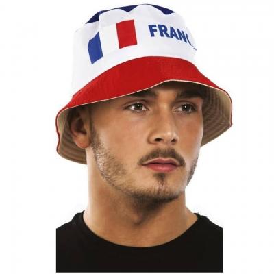 Bob France adulte tricolore bleu, blanc et rouge (x1) REF/40081