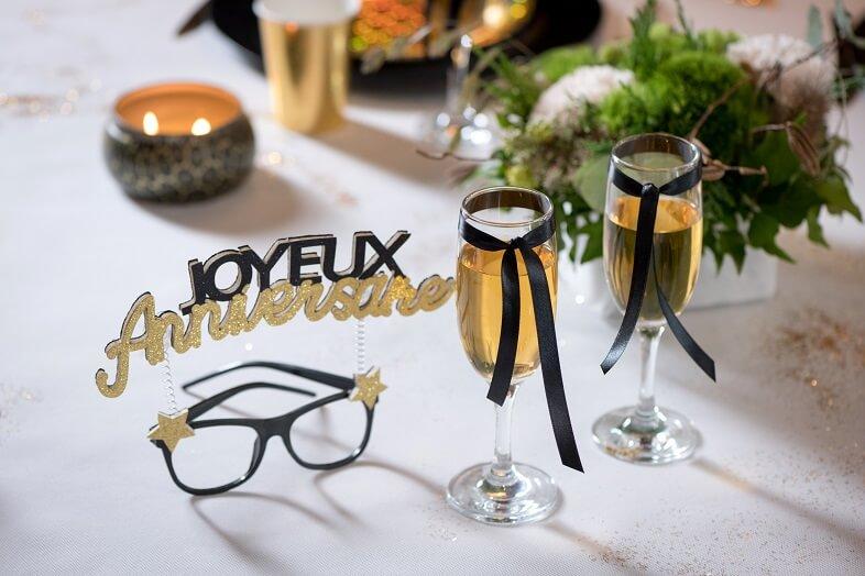 Bobine de decoration ruban satin noir 6mm