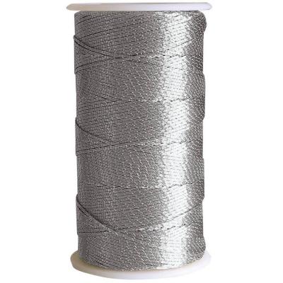 Bobine de fil métallisé argent 1mm x 30m (x1) REF/22029