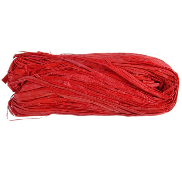 Bobine de raphia rouge