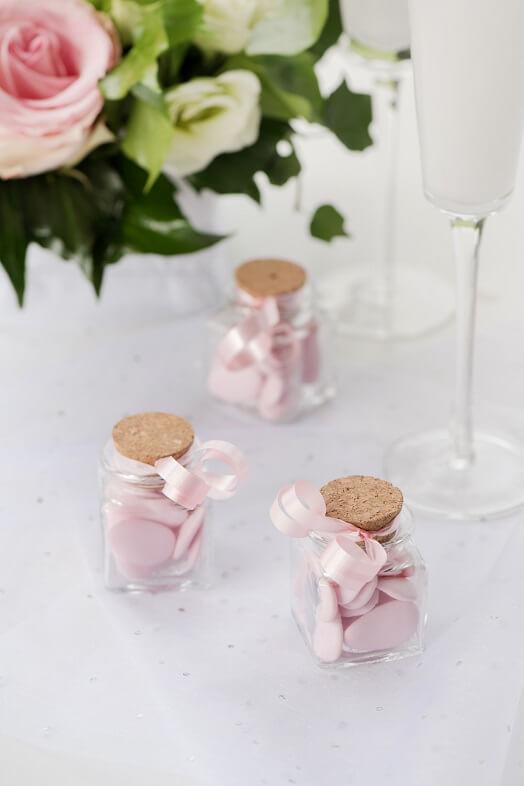 Bobine de ruban bolduc rose pale