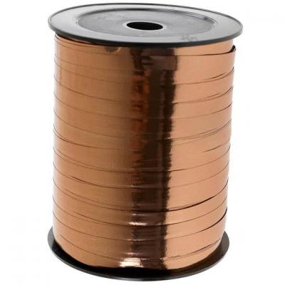 Bobine ruban bolduc décoratif rose gold métallique 7mm x 250m (x1) REF/1638